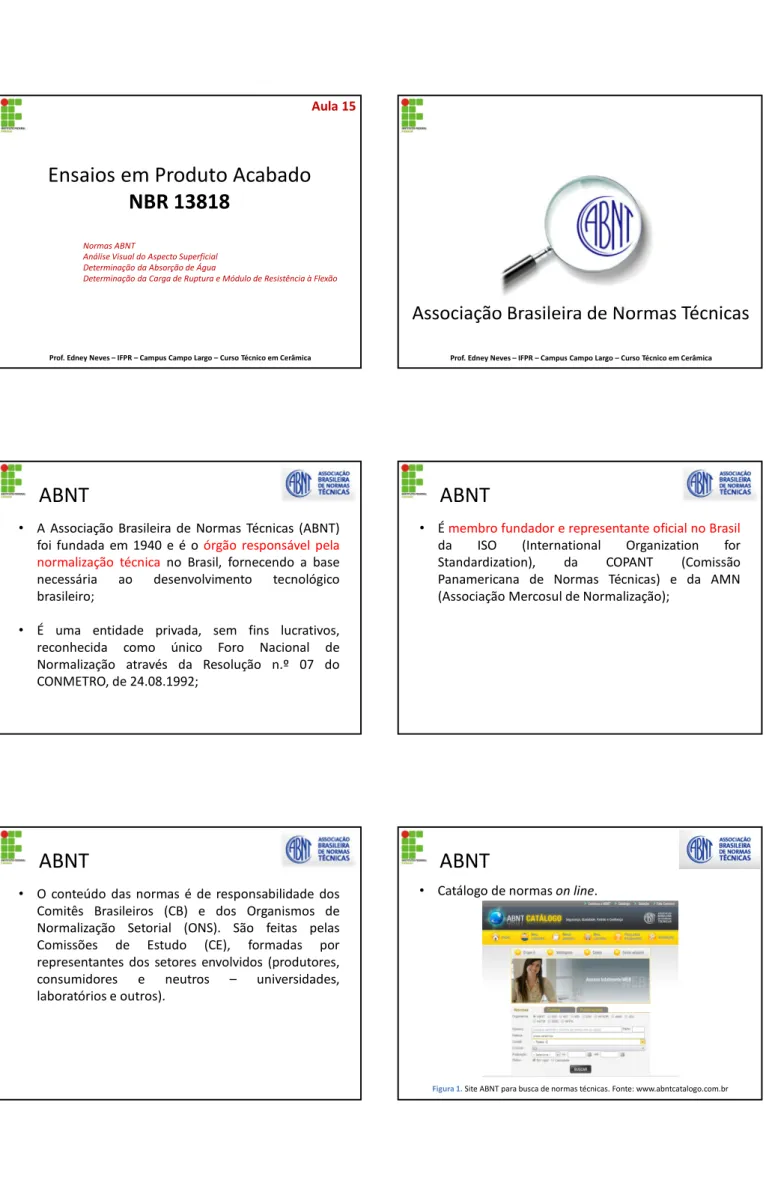 Figura 1. Site ABNT para busca de normas técnicas. Fonte: www.abntcatalogo.com.br