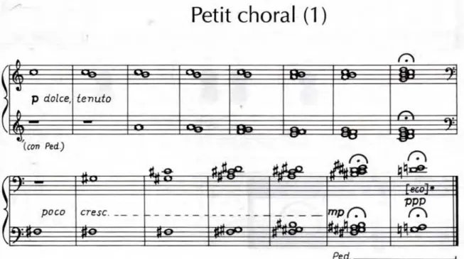 Figura 16 – Petit Choral (1) de György Kurtág (2004, p. 5 B ) 