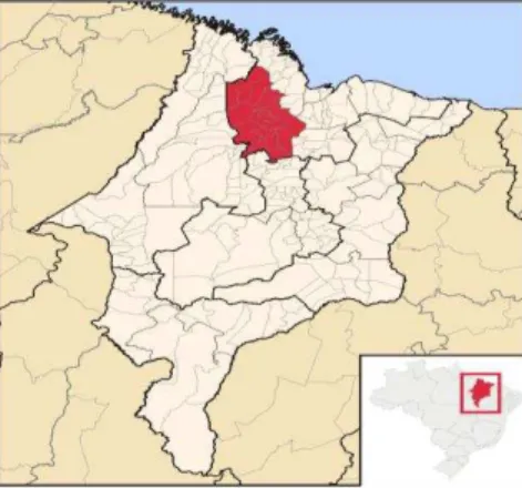 Figura 05  –  Localização da Baixada Maranhense 