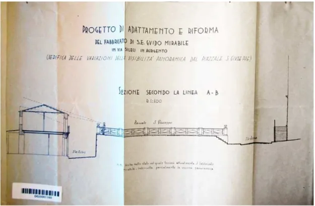 Fig. 13 Corte A-B do projeto de adaptação e reforma de edificação de propriedade do Sr