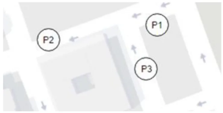 Figura 2. Ilustração do problema da utilização das distâncias Euclidianas. 