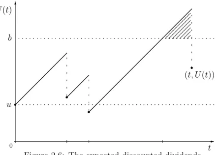 Figure 2.6: The expected discounted dividends