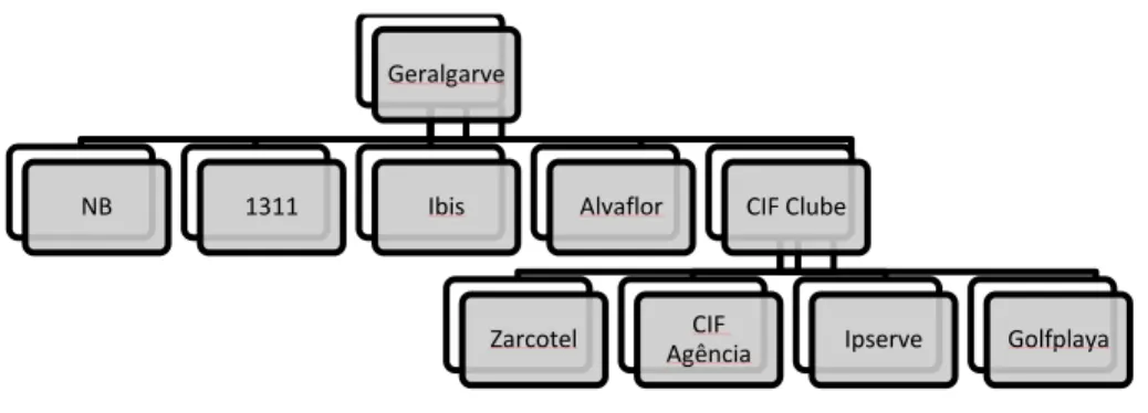 Figura 1 - Organigrama do Grupo INTERPASS 