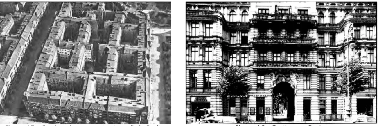 Figura 15 + Cortiços (casernas de aluguel) de Berlim   (Fonte: Verlag Dr. Hans Epstein/Wien &amp; Leipzig, 1929 