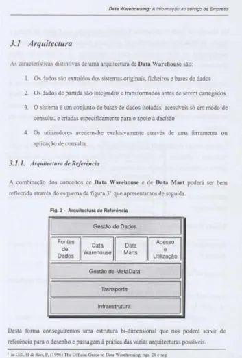 Fig. 3 •  Arquitectura de Referência 