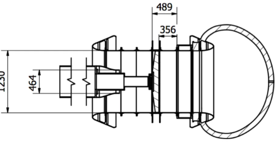 Figure 20 – ANCF technical draw. Units in mm