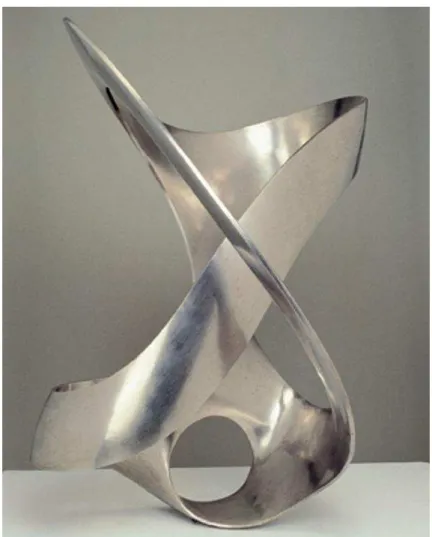 Fig.  7  Max  Bill,  1908-1994.  Unidade  Tripartida,  1948/49,  aço  inoxidável, 114x88,3x98,2cm