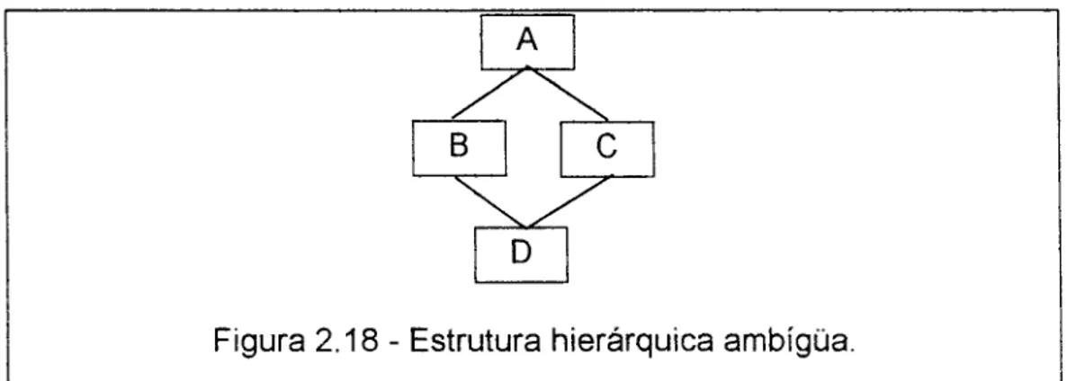 Figura 2.18 - Estrutura hierarquica ambfgua.