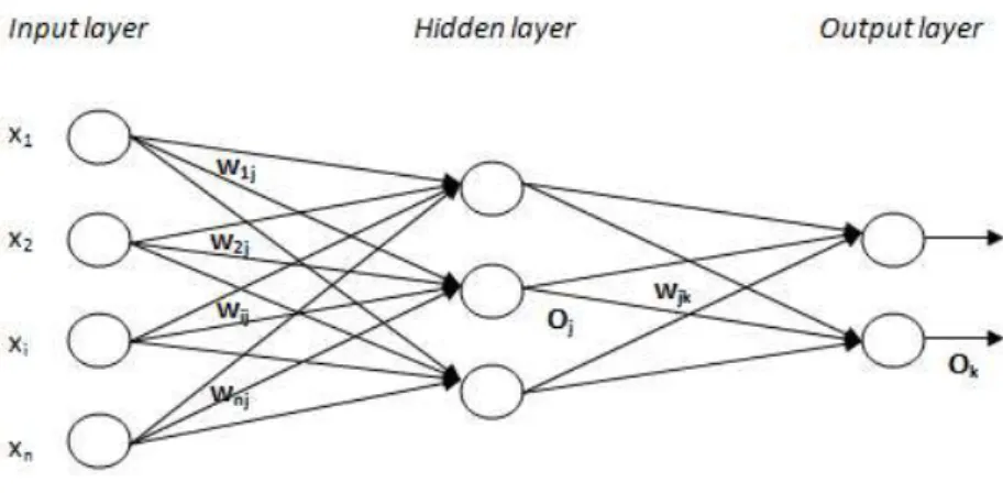 Figure 2. A multilayer feed-forward neural network 