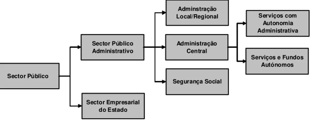 Figura nº 1: Caracterização do Sector Público Administrativo 