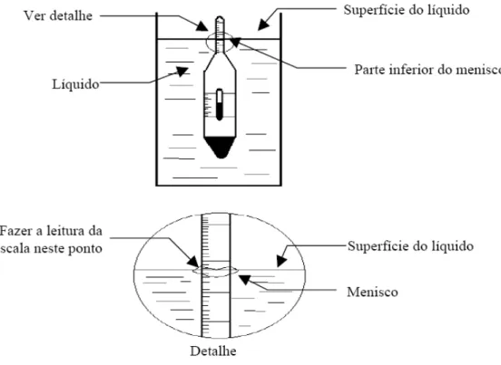 Figura 2.4  –  Método do densímetro. 