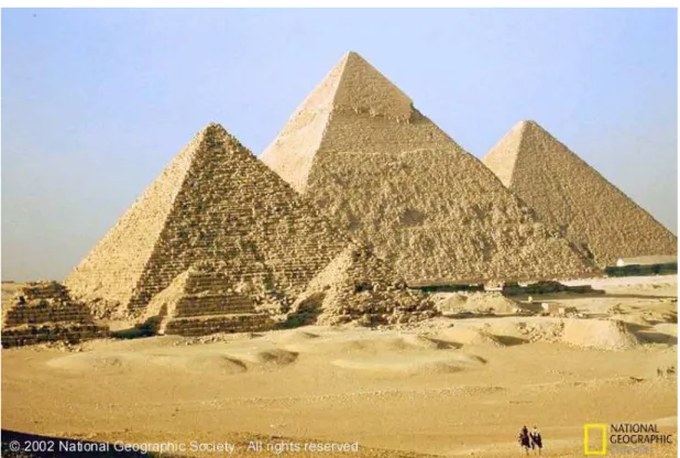 Figura 2 – Foto de pirâmides. 