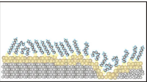 Figura  2:  A  irregularidade  da  superfície  do  substrato  de  ouro  sem  pré-tratamento  para  a  formação das monocamadas auto-organizadas de alcanotióis