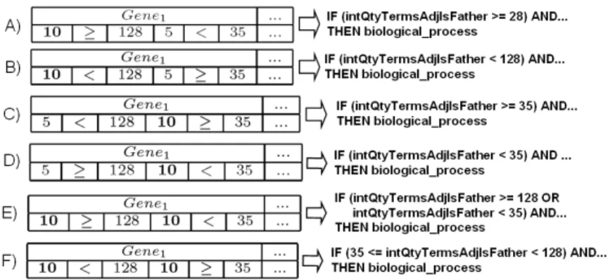 Fig. 3. Possible settings for the individual