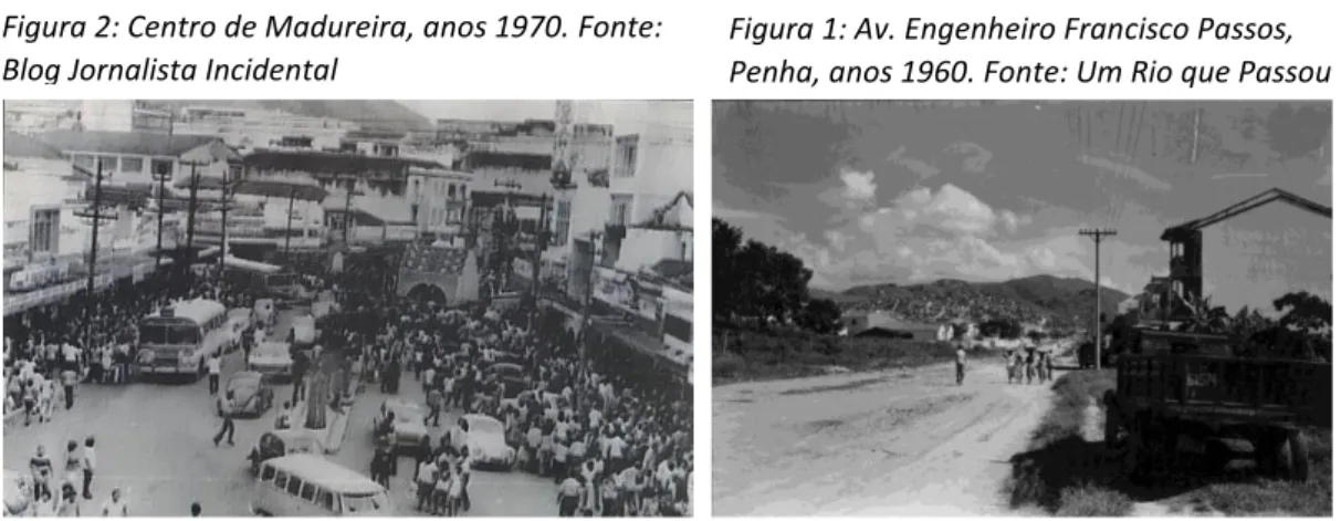 Figura 2: Centro de Madureira, anos 1970. Fonte: 