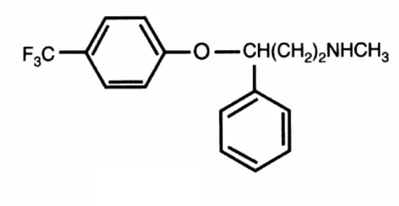 FIGURA 4.  Estrutura Molecular da Fluoxetina 
