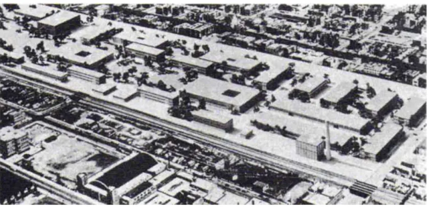 Fig. 10: Imagem da maquete do Illinois Institute of Technology, projeto de Mies van der  Rohem 1940