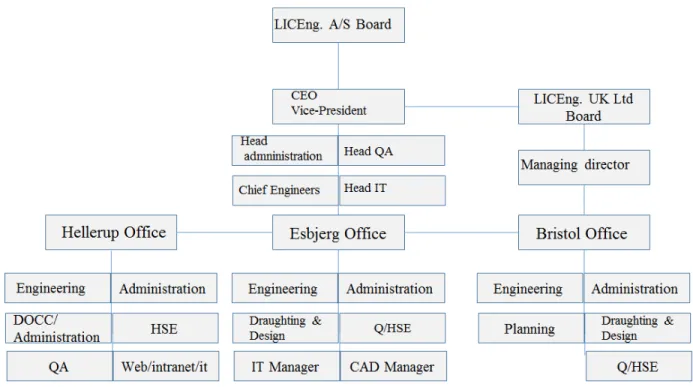 Figura 9: Organograma LICengineering