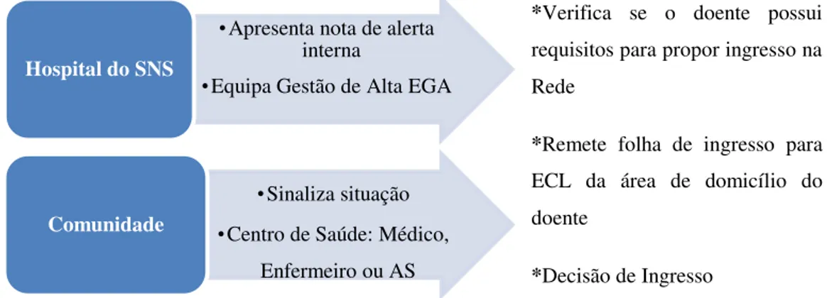 FIGURA 5 - O Ingresso na RNCCI