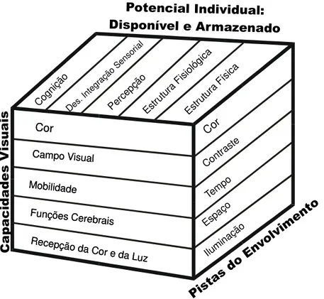 Figura 2 - Modelo de Funcionamento visual (Traduzido de Corn,1983) 