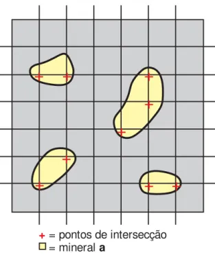 Figura 3  –  Método de contagem de pontos de Glagolev e Thompson. Modificado de Jones (1987)