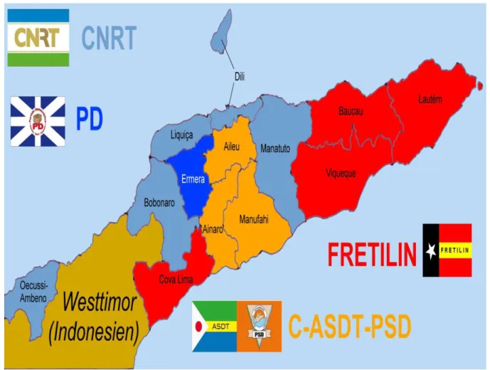 Figura 1 – Partido dominante por distritos 23