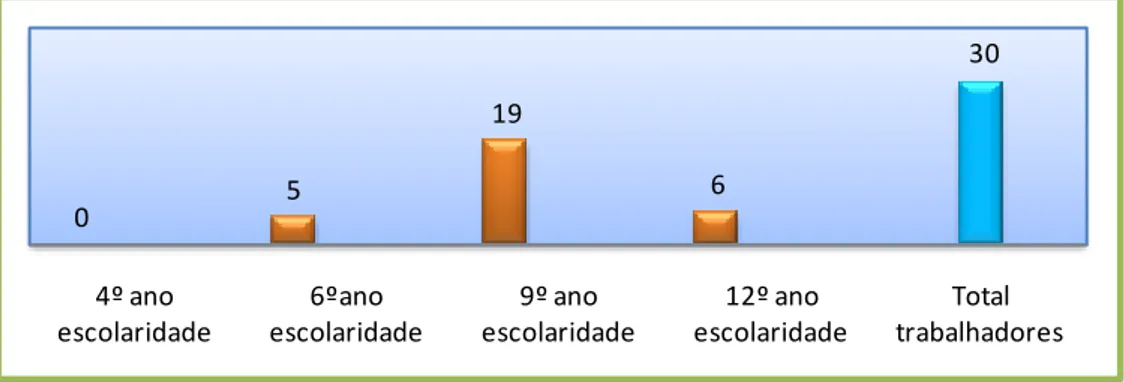 Gráfico 4- Situação profissional do pessoal não docente 