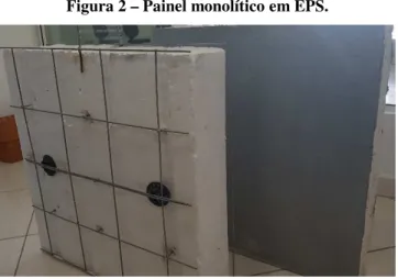 Figura 2 – Painel monolítico em EPS. 