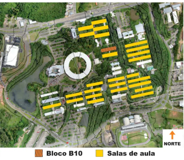 Figura 11: Mapa do campus Unisinos São Leopoldo 