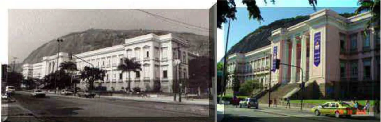 Figura 3.3  –  Fotos do Instituto Benjamin Constant, no Rio de Janeiro (RJ), inaugurado em 1854 com  o nome Imperial Instituto dos Meninos Cegos