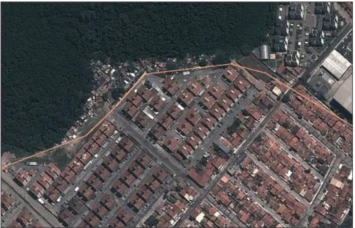 Figura  22  -  Assentamentos  precários  no  entorno  do  Conjunto  Augusto  Franco 