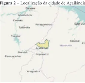 Figura 2 – Localização da cidade de Açailândia