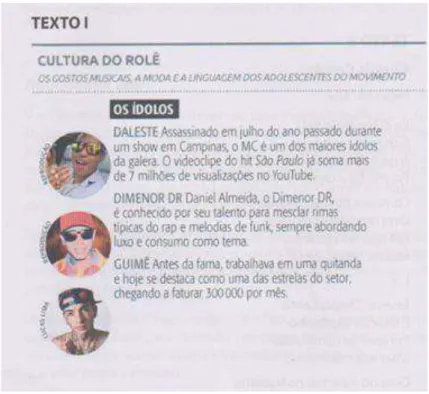 Figura 07: Texto 1 ( Avaliação da Aprendizagem em processo) 