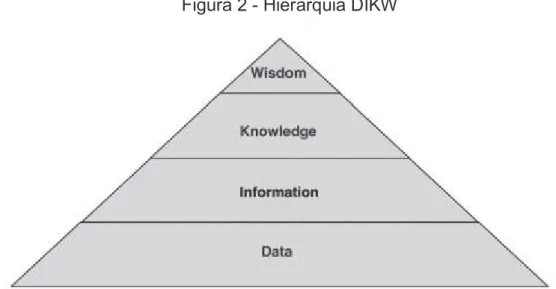 Figura 2 - Hierarquia DIKW 