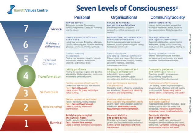 FIGURE 1: SEVEN LEVELS OF CONSCIOUSNESS   