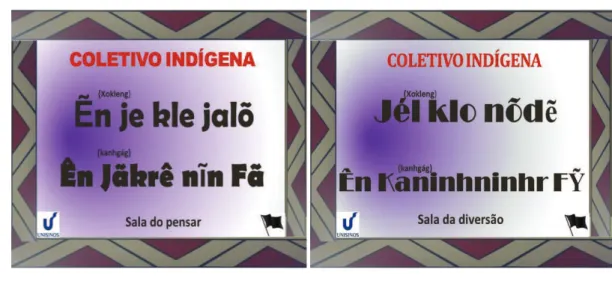 Figura 3 - Cartazes nas portas do Coletivo Indígena - CCIAS 6