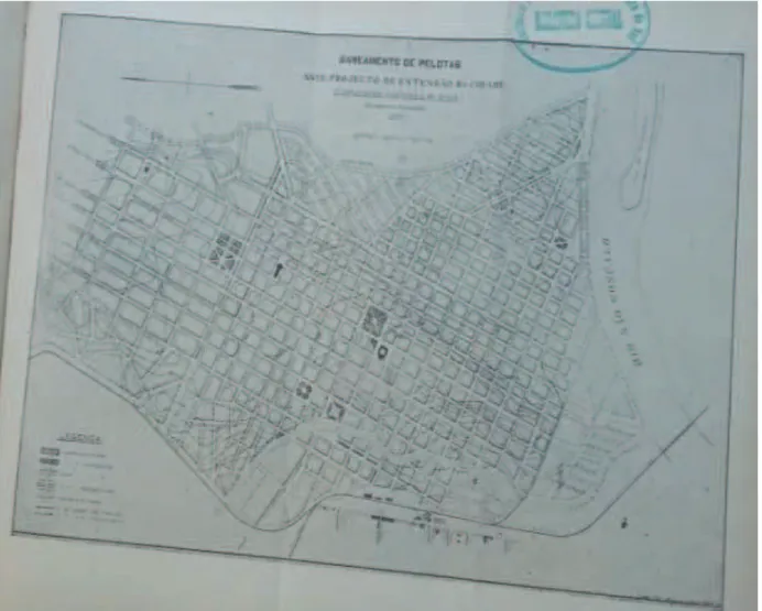 Figura 05: Planta de ampliação da cidade de Pelotas (1926-1927) 