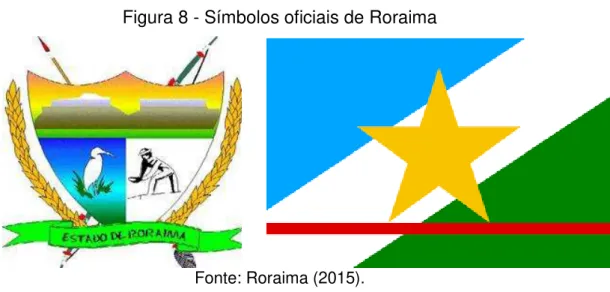 Figura 8 - Símbolos oficiais de Roraima 