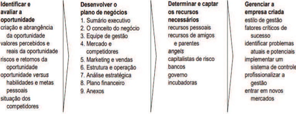 Figura 3 – O Processo Empreendedor 1 