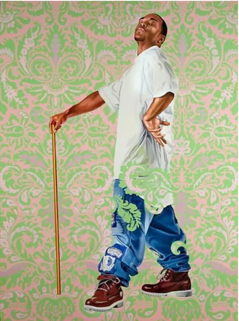 Figura 1 - Portrait of a Andries Stilte II, Kehinde Wiley, 2006.