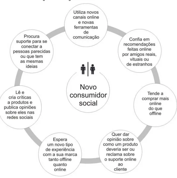 Figura 03 - Diagrama do novo consumidor social 