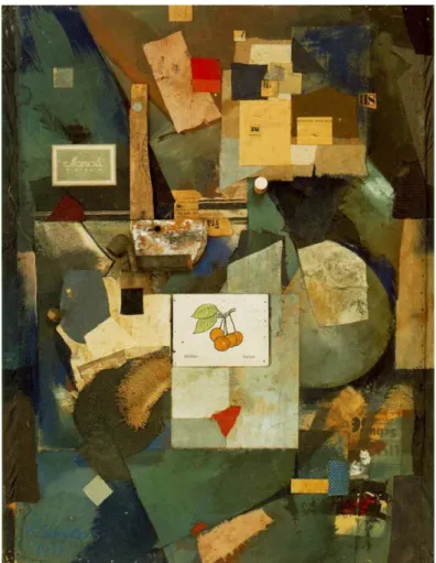 fig. 3 | Kurt Schwitters, Merz Picture 32A (Cherry Picture). 1921. 