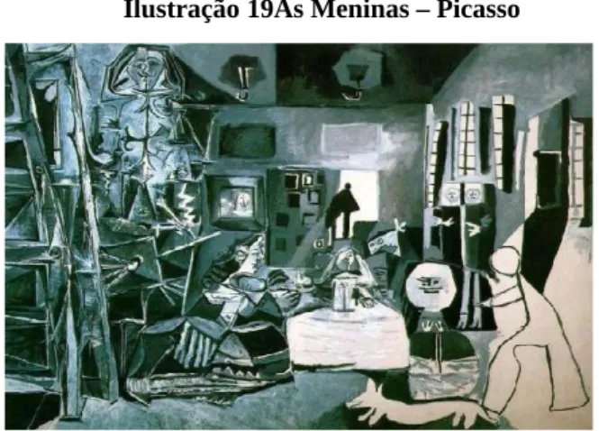 Ilustração 19As Meninas – PicassoIlustração 18 As Meninas – Velázquez