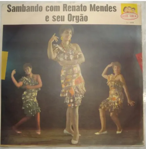 Figura 18: Capa e contracapa do disco Sambando com Renato Mendes e  seu Órgão. Lançado pela Rozenblit, sem indicação de ano