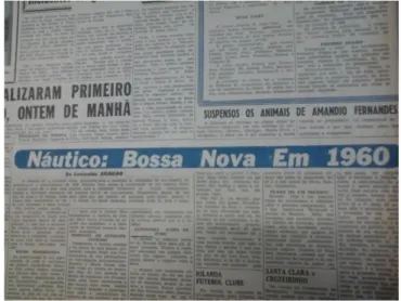 Figura 4: Diario de Pernambuco 06/01/1960. Alude à campanha do  Náutico (um dos três times de futebol com maior torcida em 