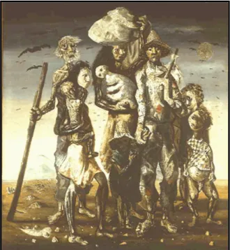 Fig. 22   RETIRANTES - Cândido Portinari - 1944, óleo s/ tela, 190x180 cm  Museu de Arte de São Paulo - Coleção Assis Chateaubriand 