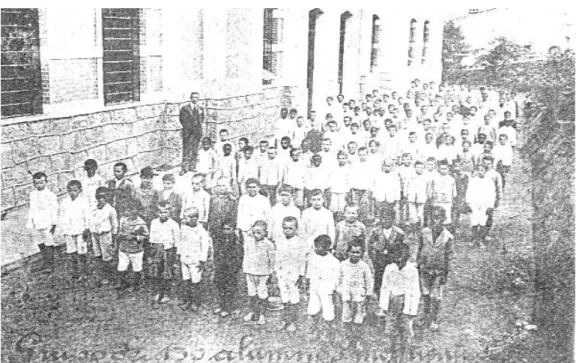 Figura 13: Alunos da Escola Aprendizes Artífices de Santa Catarina, em 1923. 