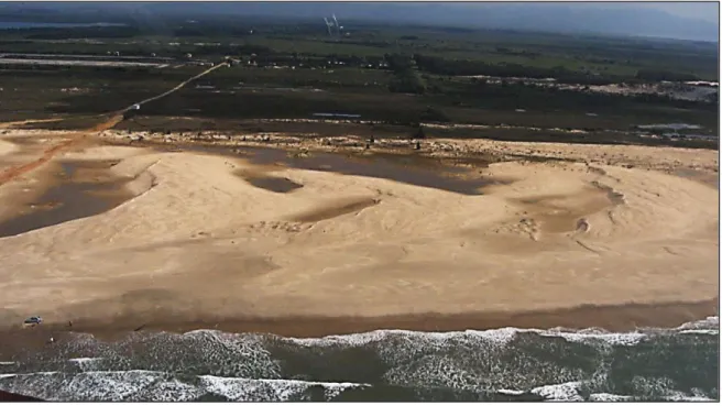 Figura 4: Corredor de dunas do litoral de Laguna. Fonte: Arquivo APABF, s/d. 