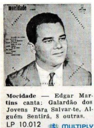 Fig. 13 – Capa do LP - “Mocidade” de 1963 38                                                  