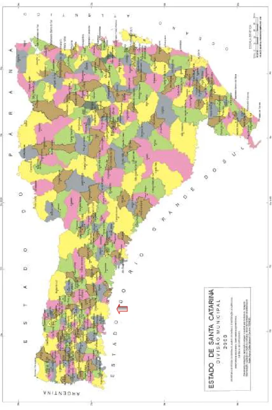 Figura 1    Mapa político administrativo de Santa Catarina. 30